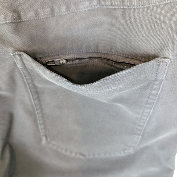 Lululemon ABC Utilitech Pants Mens 32 Black Stretch Canvas M5ABPS FITS LIKE SLIM - Picture 9 of 10